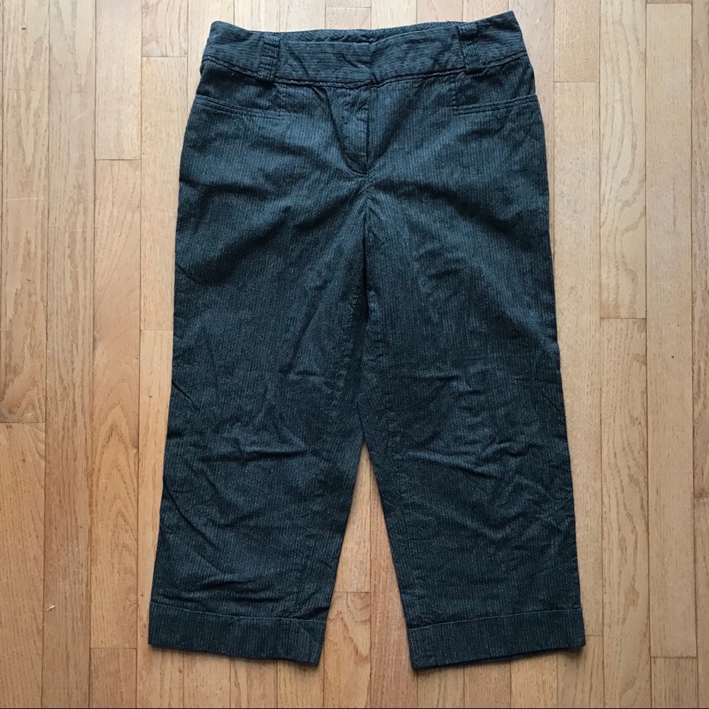 Women’s Size 10 Raefella Capri Pinstrip